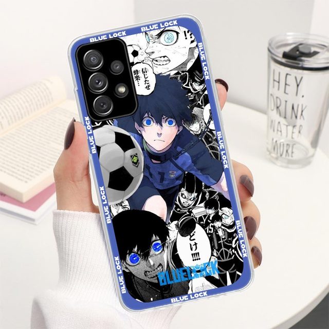 Caixa de telefone Anime Blue Lock Coque para Samsung Galaxy A52 A53 A54 A12  A13 A14 A22 A23 A24 A32 A33 A34 A02S A03S A04S A72 A73 - AliExpress